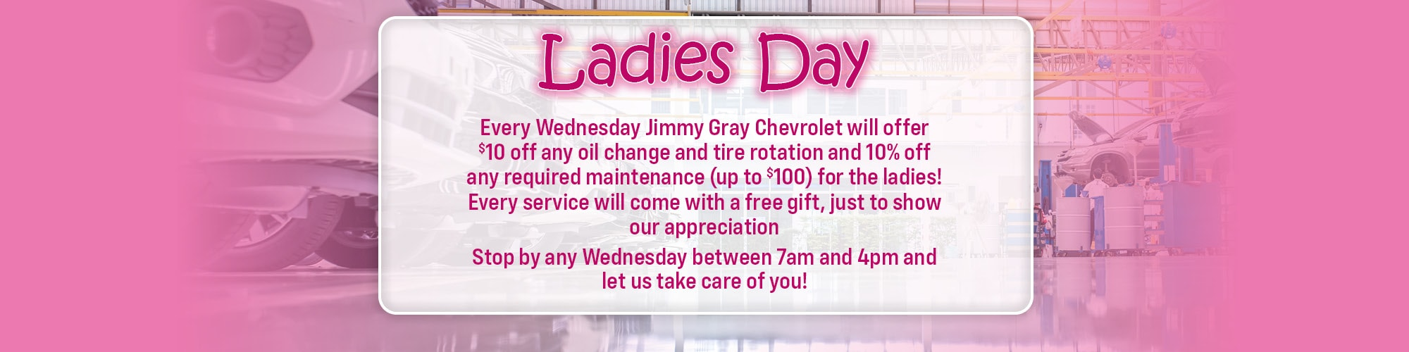 Ladies Day at Jimmy Gray Chevrolet in Southaven MS