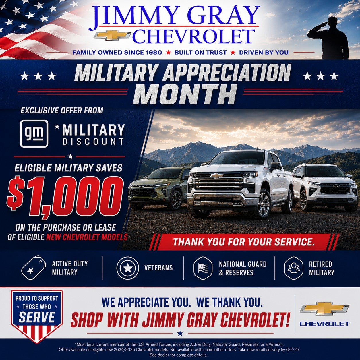 Military Appreciation Month
