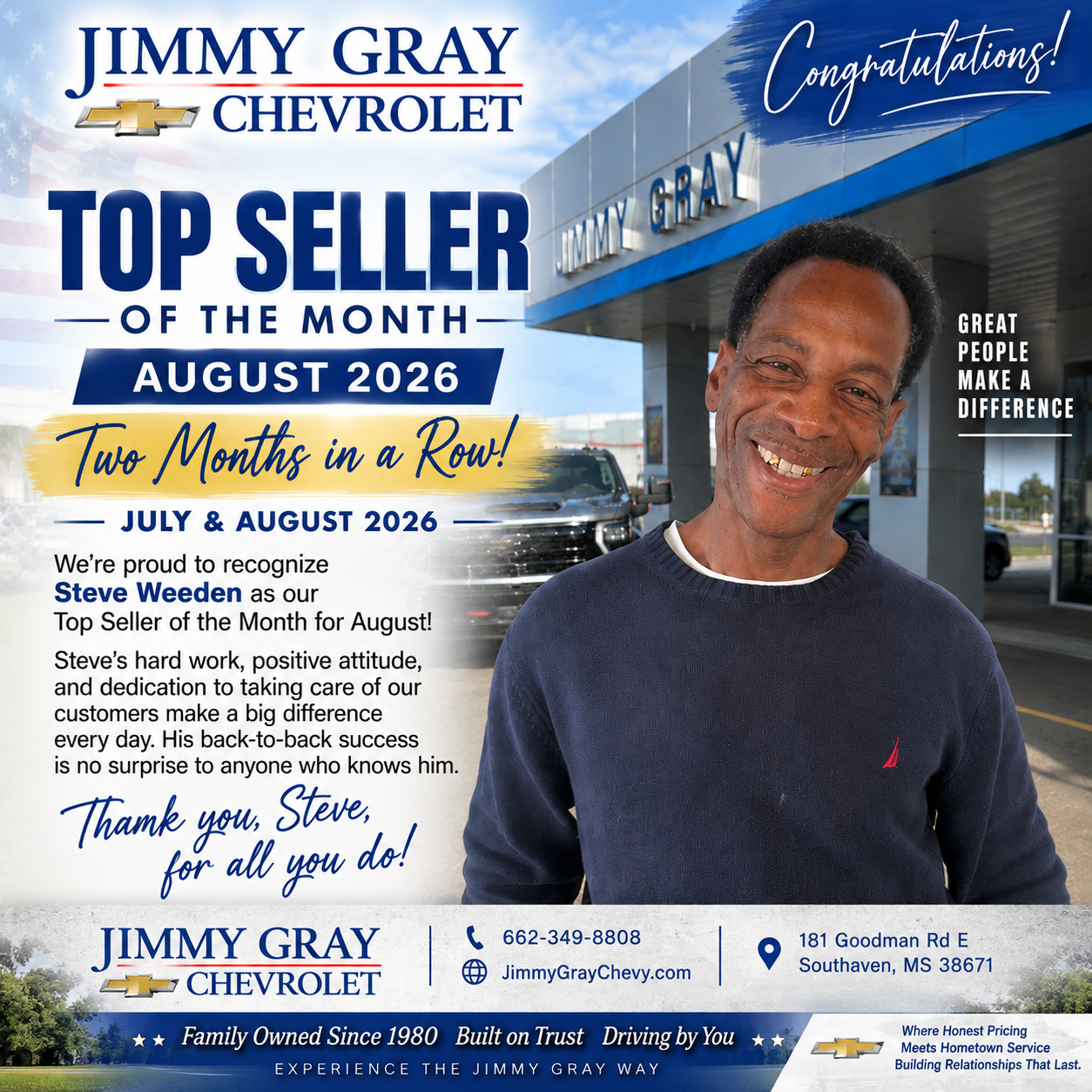 Jimmy Gray Chevrolet in Southaven MS