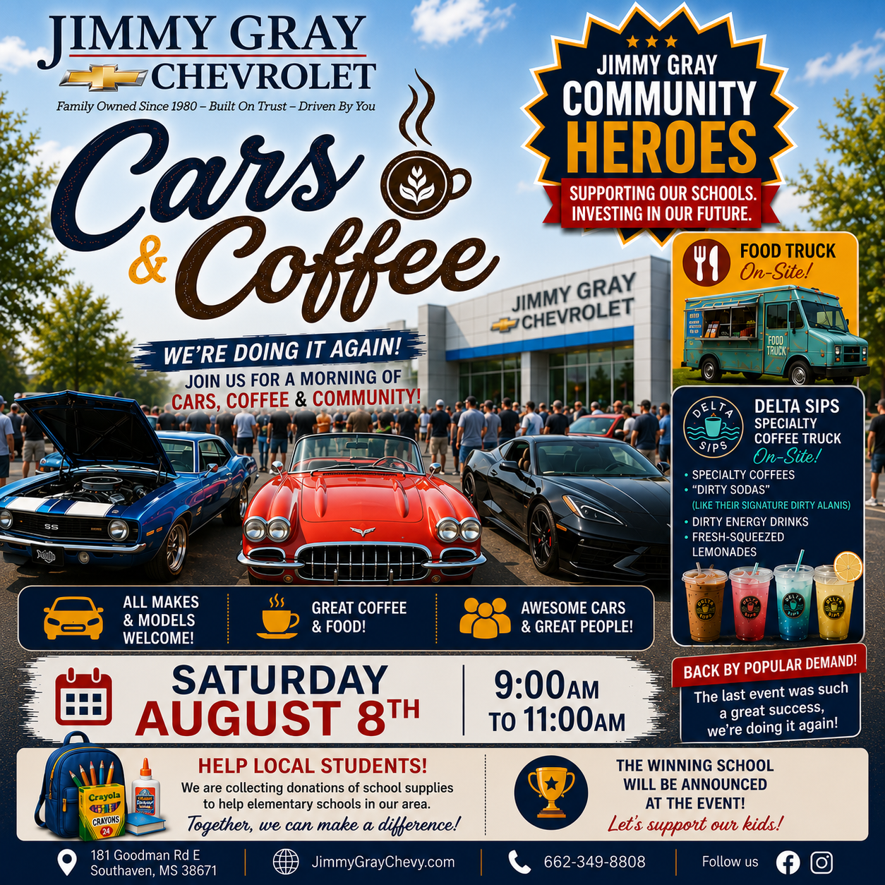 Cars and Coffee Event