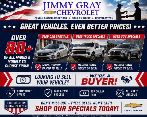 Great Vehicles, Even Better Prices!